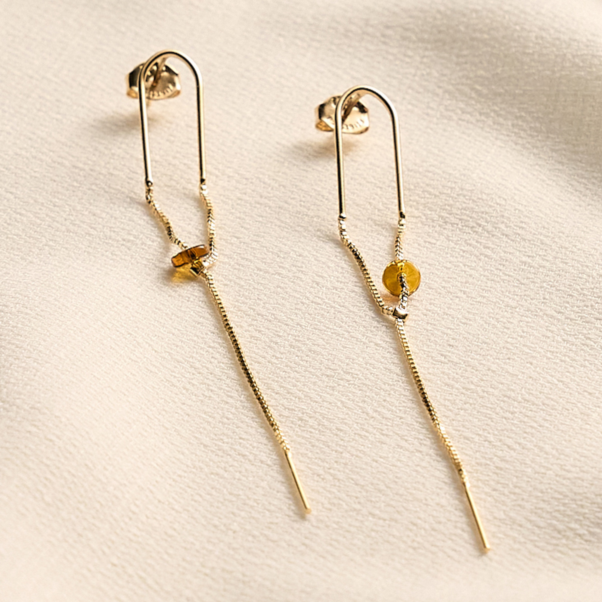 Brinco Saskia Banho Ouro 18k