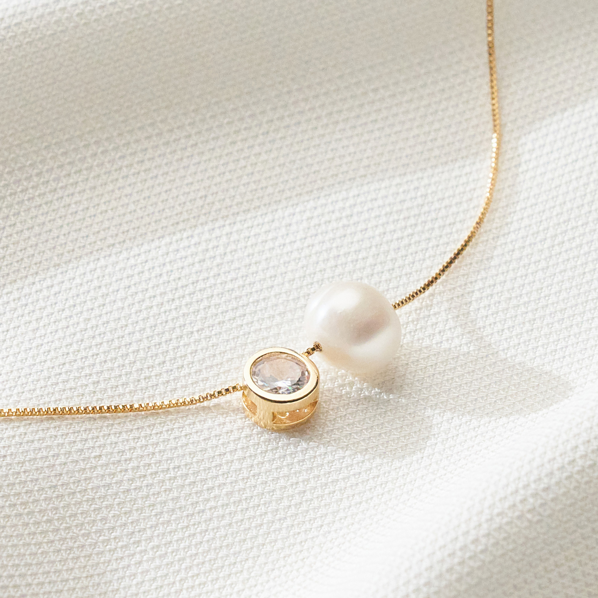 Colar Marin Banho Ouro 18k