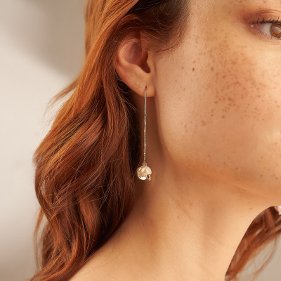 Brinco Megan Banho Ouro 18k