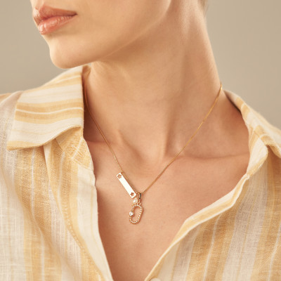 Pingente Dasha O Banho Ouro 18k