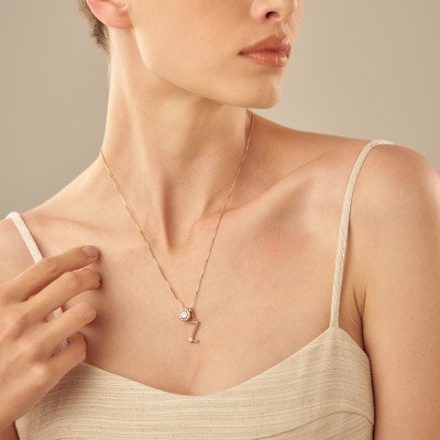 Pingente Dasha Z Banho Ouro 18k