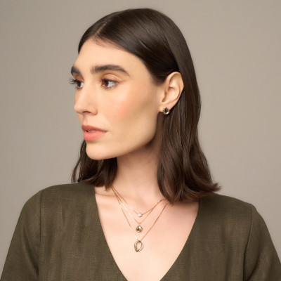 Colar Kamala Banho Ouro 18k