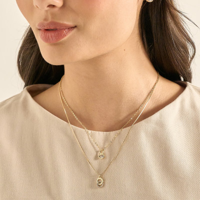 Colar Elo Banho Ouro 18k