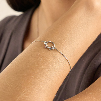 Pulseira Martino Banho Ródio Branco