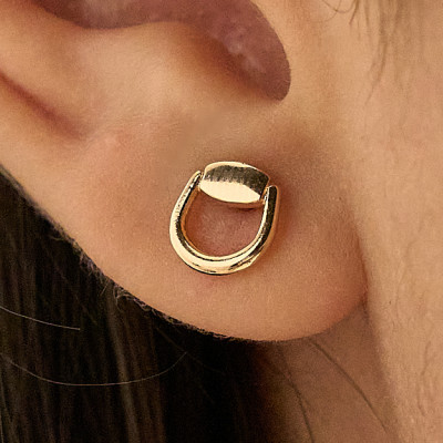 Brinco Leile Banho Ouro 18k