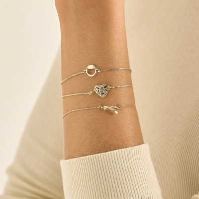 Pulseira Ellise Banho Ouro 18k