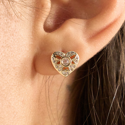 Brinco Graziella Banho Ouro 18k