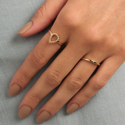 Anel Pri Banho Ouro 18k