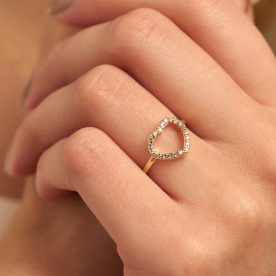 Anel Jaque Banho Ouro 18k