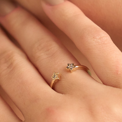 Anel Chloe Banho Ouro 18k