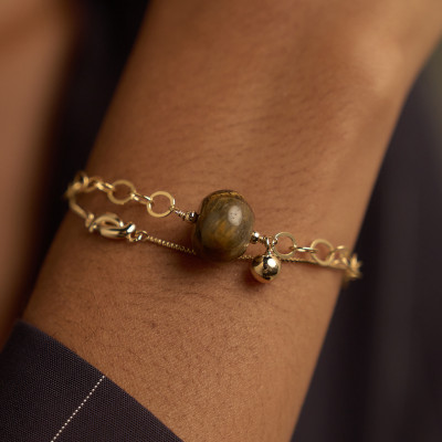 Pulseira Zara Banho Ouro 18k