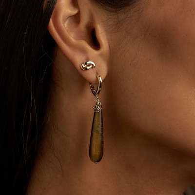 Brinco Mirian Banho Ouro 18k