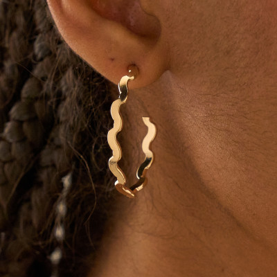 Brinco Moira Banho Ouro 18k