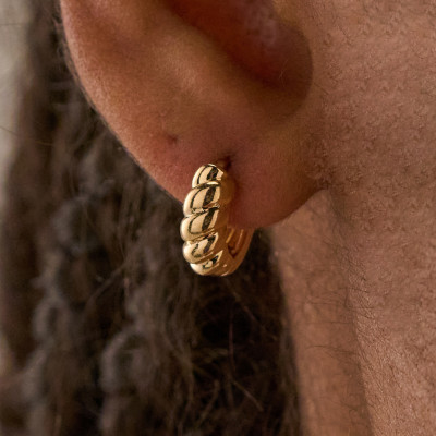 Brinco Madeline Banho Ouro 18k