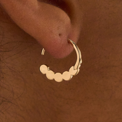 Brinco Provença Banho Ouro 18k