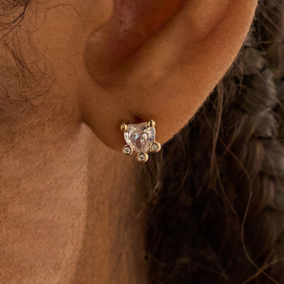 Brinco Marselha Banho Ouro 18k