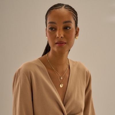 Colar Gabe Banho Ouro 18k