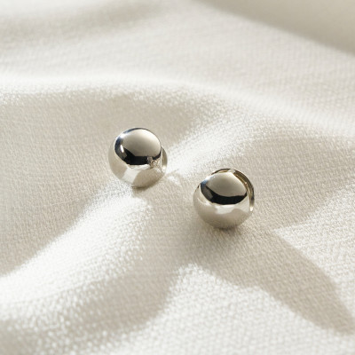 Brinco Yumi Banho Ródio Branco