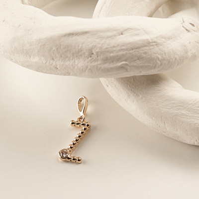 Pingente Dasha Z Banho Ouro 18k