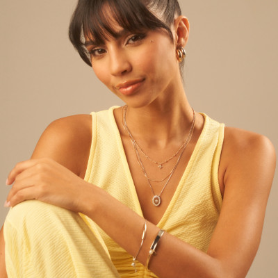 Colar Belinda Banho Ouro 18k