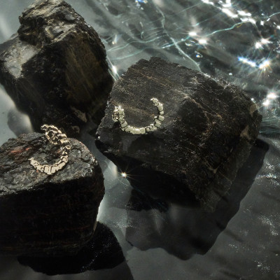 Brinco Lea Banho Banho Ródio Branco