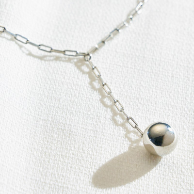 Colar Victory Banho Ródio Branco