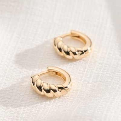 Brinco Madeline Banho Ouro 18k