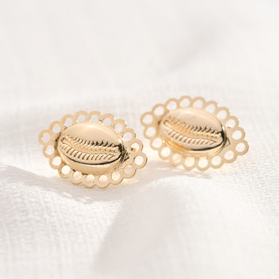 Brinco Maui Banho Ouro 18k