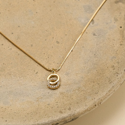 Colar Elo Banho Ouro 18k