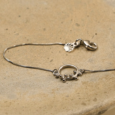 Pulseira Martino Banho Ródio Branco