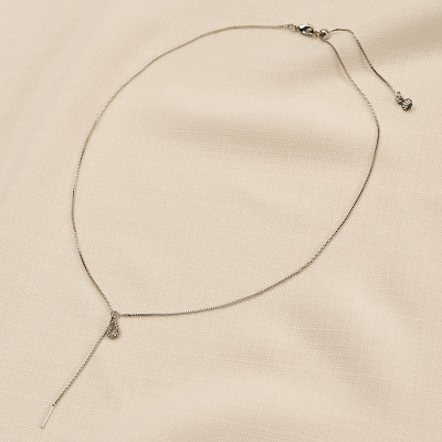 Colar Orsey Banho Ródio Branco