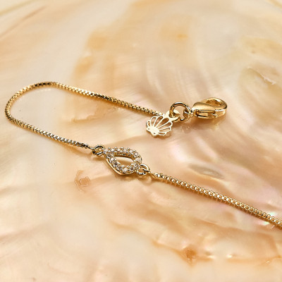 Pulseira Sacha Banho Ouro 18k