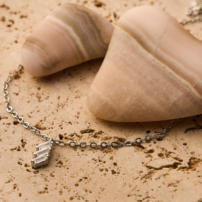 Colar Frigge Banho Ródio Branco