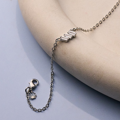 Pulseira Martin Banho Ródio Branco