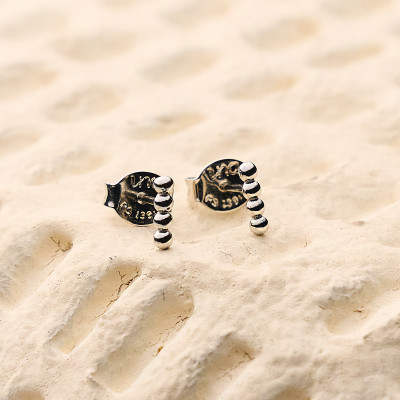 Brinco Edino Banho Ródio Branco