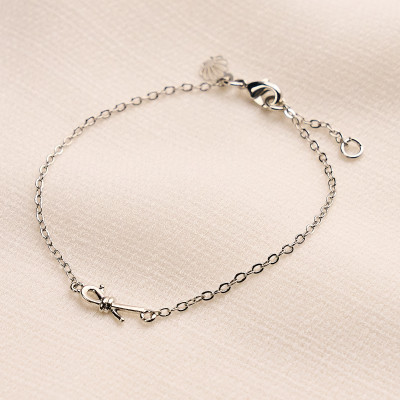 Pulseira Jacol Banho Ródio Branco