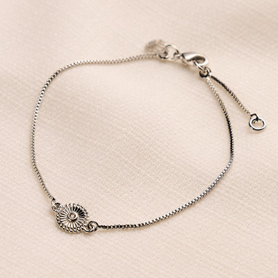 Pulseira Kiara Banho Ródio Branco