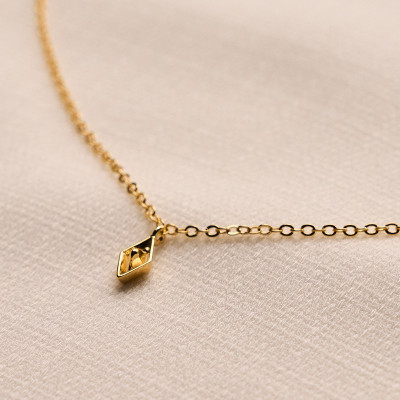 Colar Celeste Banho Ouro 18k