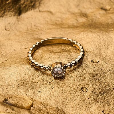 Anel Serpi Banho Ouro 18k