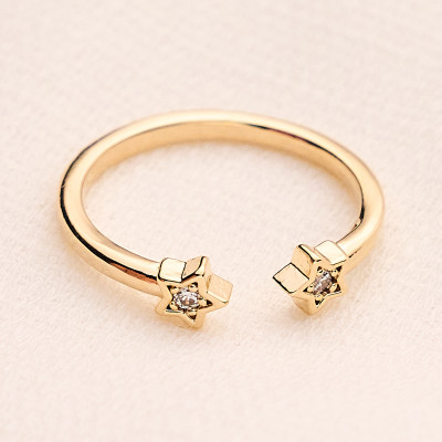 Anel Chloe Banho Ouro 18k