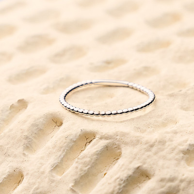 Anel Maite Banho Ródio Branco