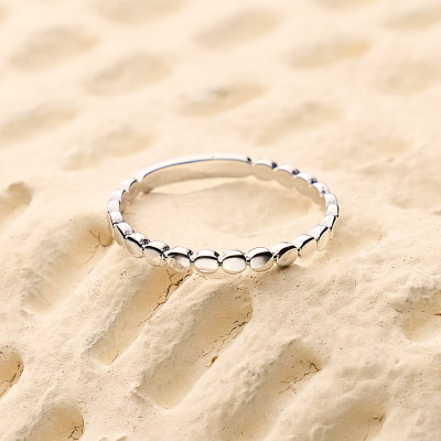 Anel Zoe Banho Ródio Branco