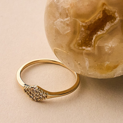 Anel Carla Banho Ouro 18k