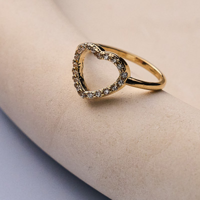 Anel Jaque Banho Ouro 18k