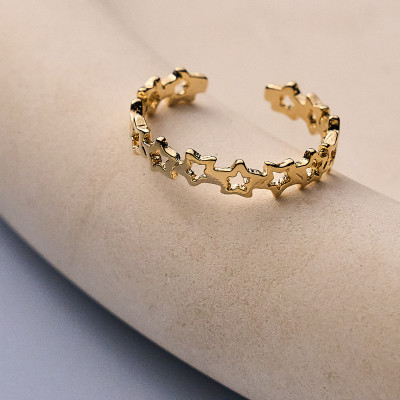 Anel Clara Banho Ouro 18k