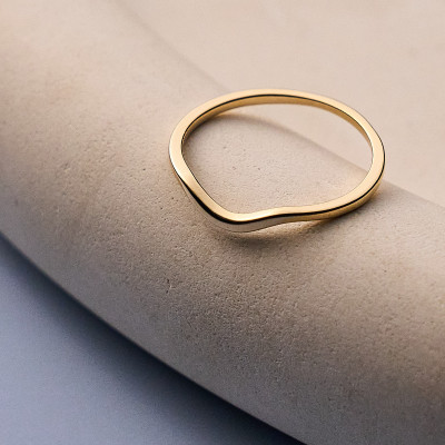 Anel Antonella Banho Ouro 18k