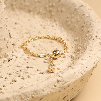 Anel Sophie Banho Ouro 18k