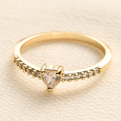 Anel Maria Alice Banho Ouro 18k