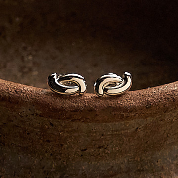 Brinco Mirian Banho Ródio Branco