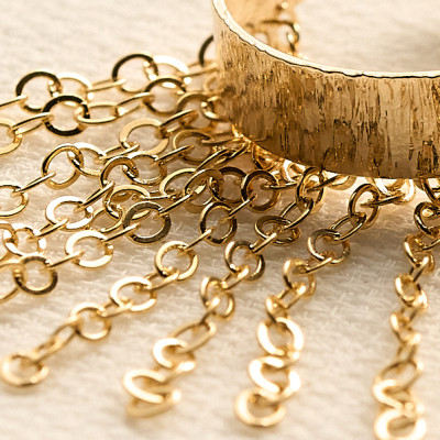 Anel Noor Banho Ouro 18k